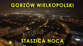 Gorzów Wielkopolski, Nocą, Staszica, DRON