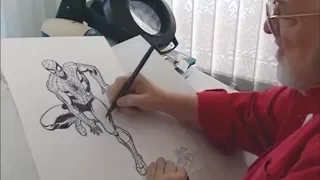 Unintentional ASMR ✍️ Superheroes Drawn by the Masters (sketching, skribbling pencil sounds)