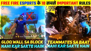 Free Fire Esports के 10 सबसे Important Rules | Top 10 Most Important Rules of Free Fire Esports