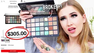 Full Face Using the MOST EXPENSIVE Products from Sephora !! *$300 palette was BROKEN?!*