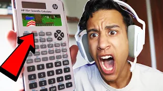 جربت لعبة ماين كرافت عليّ آلة حاسبة! MINECRAFT