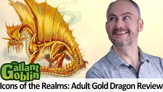 Adult Gold Dragon - WizKids D&D Icons of the Realms Prepainted Minis