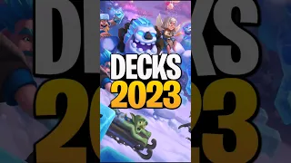 MELHORES DECKS DO CLASH ROYALE 2023 🔥