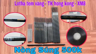 TỔNG HỢP CÁC MẪU NÒNG SÚNG PCP - LOTHA TEM VÀNG LOẠI 1 - XM8 KHƯƠNG VUÔNG - TK HONG KONG