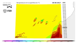 Canary Islands Temperature forecast: 2017-08-30