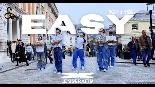 [KPOP IN PUBLIC LONDON] LESSERAFIM 'EASY' | [4K] Boys Dance Cover | SEGNO