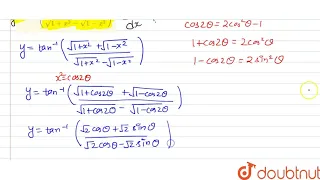 `tan^(-1)((sqrt(1+x^(2))+sqrt(1-x^(2)))/(sqrt(1+x^(2))-sqrt(1-x^(2))))`