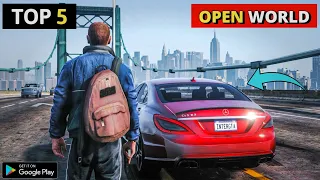 Top 5 open world Gangster games android | Best open world games for android 2022