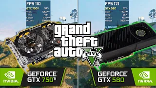 GTX 750 Ti vs GTX 580 in GTA V