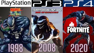 Venom PlayStation Evolution PS1 - PS4 (1998-2020)