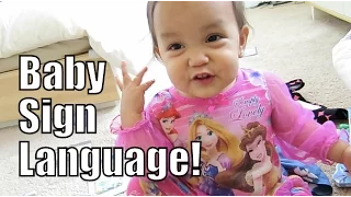 Baby Sign Language! - June 01, 2015 -  ItsJudysLife Vlogs