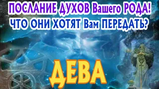 ДЕВА ♍🧚‍♂️🧚‍♂️🧚‍♂️ ПОСЛАНИЕ от ДУХОВ Вашего РОДА Что они хотят Вам передать Таро Расклад