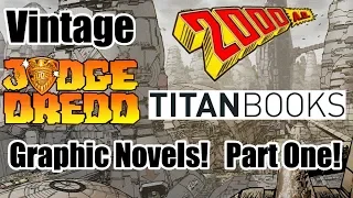 Vintage Judge Dredd And 2000AD Titan Books Graphic Novels - Part One!