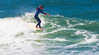 2016 Longboard Pro Gaia Highlights: Day 1 unfolds in tricky surf.