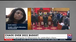 Chaos Over 2022 Budget: Parliament apologizes to Ghanaians for yesterday’s chaos - Pulse (2-12-21)