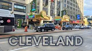 CLEVELAND - 4K Downtown Cleveland Driving Tour, Ohio