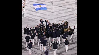 🇦🇷 La delegación argentina desfiló en la ceremonia inaugural de los Juegos Olímpicos