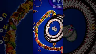 🐍WormsZone.io ❤001 Slither Snake Top01 /Best World Record Snake Epic cacing WormsZoneio #241