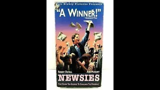 Opening to Newsies VHS (1993)