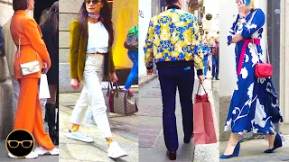 SPRING FASHION NEW TRENDS 2023 | How Italians wearing Colourful Outfits in MAY 19°C | 66.2°F