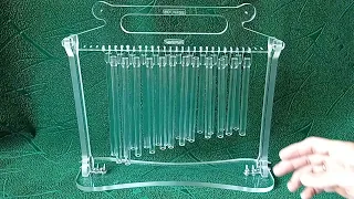 Chimes bar Crystal Temple - F pentatonic with stand -  Svaritanum Lab