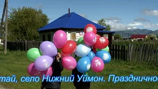 Открытие спортивного городка и детской площадки в с.Нижний Уймон