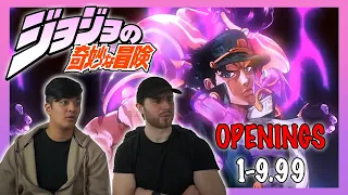 JoJo Bizarre Adventure Openings 1-9.99 REACTION