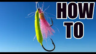 How To Tie CHEAP Pompano Teasers  (DIY Flies For Fishing) Easy and Fast Method