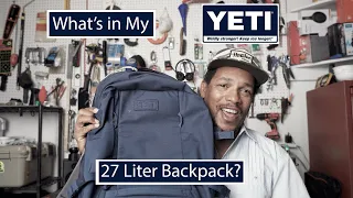 What's in my Yeti Crossroads Backpack