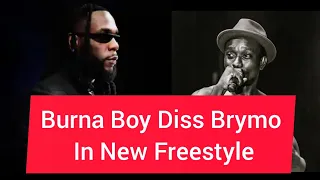 Hustle Hard Make You No Go Fall Off Like Brymo” – Burna Boy Diss Brymo In New Freestyle.