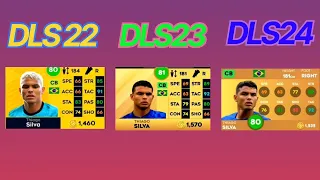 DLS 24 VS DLS 23 VS DLS 22 PLAYERS RATINGS | DREAM LEAGUE SOCCER PLAY...