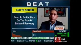 Mr  Aditya Narain   Edelweiss Securities ET Now Beat The Street 24 May 2021