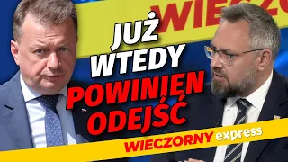 "On wtedy POWINIEN ODEJŚĆ" Suchoń SZOKUJĄCO o Błaszczaku