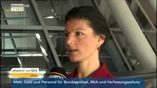 Schuldenstreit mit Griechenland: Interview mit Sahra Wagenknecht am 17.03.2015