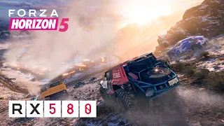 Forza Horizon 5 - RX 580 | Detailed Benchmark | 1080p | 1440p