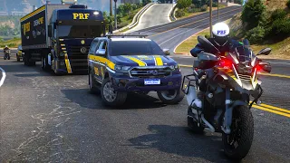 ESCOLTA de PRESO para POLÍCIA FEDERAL PRF | GTA 5 POLICIAL