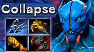 Коллапс на Найт Сталкере, лучшая тройка в мире! - Collapse Night Stalker 7.34 DOTA 2