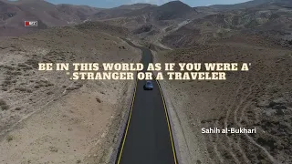 be in this world as a stranger or a traveler