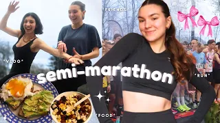 Premier Semi-marathon, alimentation et entrainements | Weekly Vlog OBJECTIF MARATHON ( omg ) !