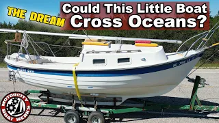 Can this Little Sail Boat Cross Oceans? - Skipper 20 Sailboat Restoration (Ep49)