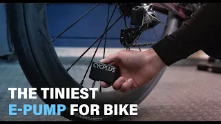 Lovable Cubage. Miracle Capacity. | CYCPLUS CUBE Tiny E-pump For Bike