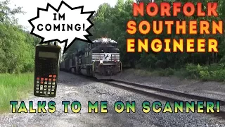 Train Engineer Talking To a Railfan on The Scanner