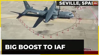 Indian Air Force Receives Delivery Of First C-295 Aircraft From Airbus In Spain