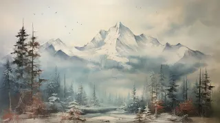 Winter Wonderland TV Art | Vintage Screensaver Paintings for TV