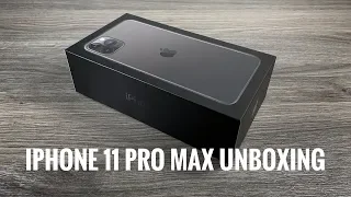 iPhone 11 Pro Max Space Grey Unboxing & Setup