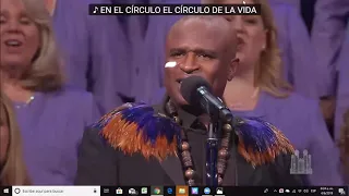 Alex Boyé, with the Mormon Tabernacle Choir and Orchestra at Temple Square, performs the Disney song