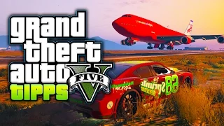 GTA 5 TIPPS - JUMBO Jet finden und fliegen