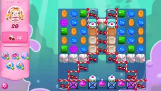 Candy Crush Saga LEVEL 3743 NO BOOSTERS (new version)🔄✅