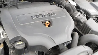 Peugeot 508 2.0 HDI 163 KM 2011r - hałasujący łańcuszek wałków rozrządu