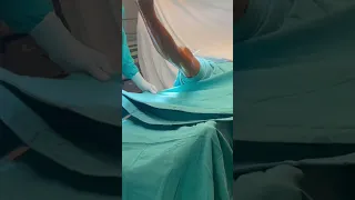 Clean draping before surgery